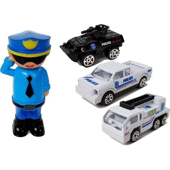 Lean Sport Auto Policyjne Schowek Garaż 2w1 Dźwięk Światła