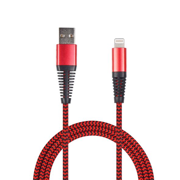 Kabel USB 2GO USB-A - Lightning 1 m Czerwony (795946)