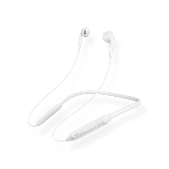 True Wireless Ακουστικά Bluetooth Dudao U5B Neckband Μαγνητικά Λευκό 6973687241445 6973687241445 έως και 12 άτοκες δόσεις