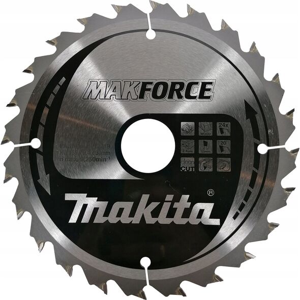 Πριόνι ξυλείας Makita Sintered MAKFORCE 165*30MM 24Z 13815465 88381421027