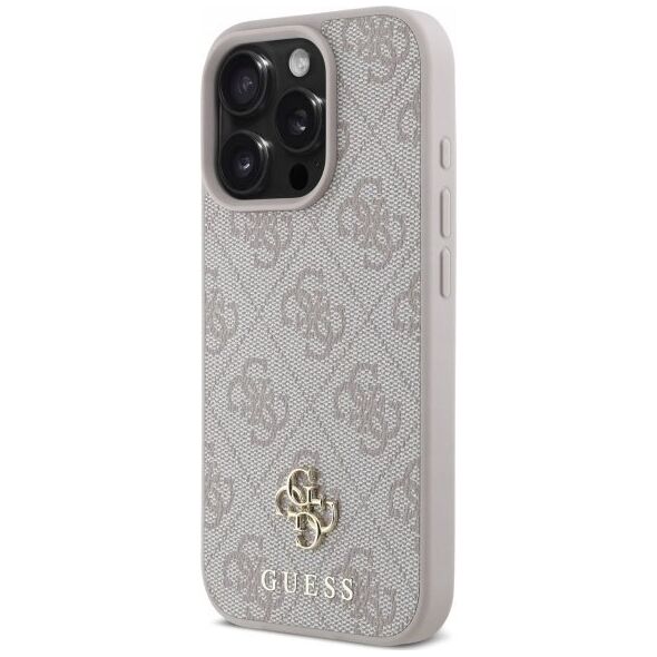 Guess GUHMP16XP4SM4MP iPhone 16 Pro Max 6.9" pink/pink hardcase 4G Small Classic MagSafe