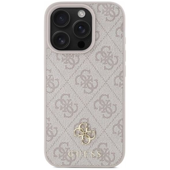 Guess GUHMP16XP4SM4MP iPhone 16 Pro Max 6.9" pink/pink hardcase 4G Small Classic MagSafe