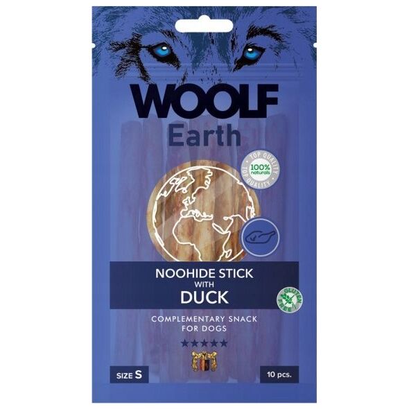 WOOLF  Woolf Earth Noohide Stick Duck Przysmak Dla Psa Kaczka Rozmiar S 85 g