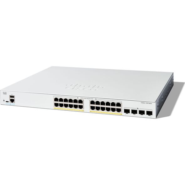 Switch Cisco CISCO Catalyst 1300 24-Port Switch / PoE+ with 370W power budget / 4 x 10G SFP+ Uplinks