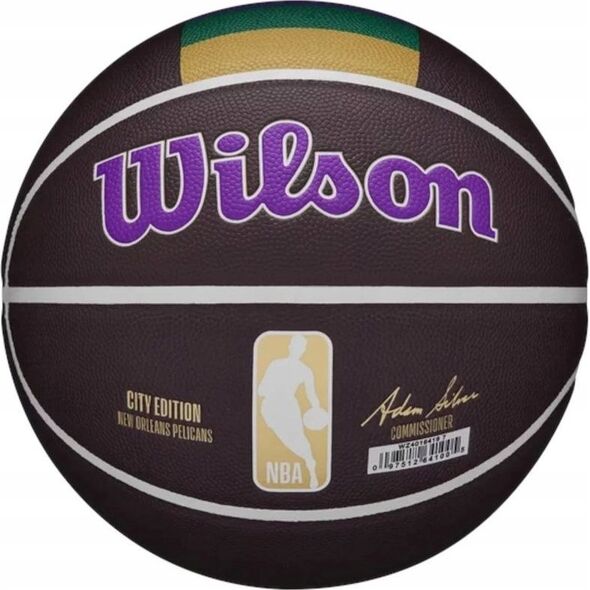 Wilson Wilson NBA Team City Collector New Orleans Pelicans Ball WZ4016419ID Brown 7 13506530 97512641005