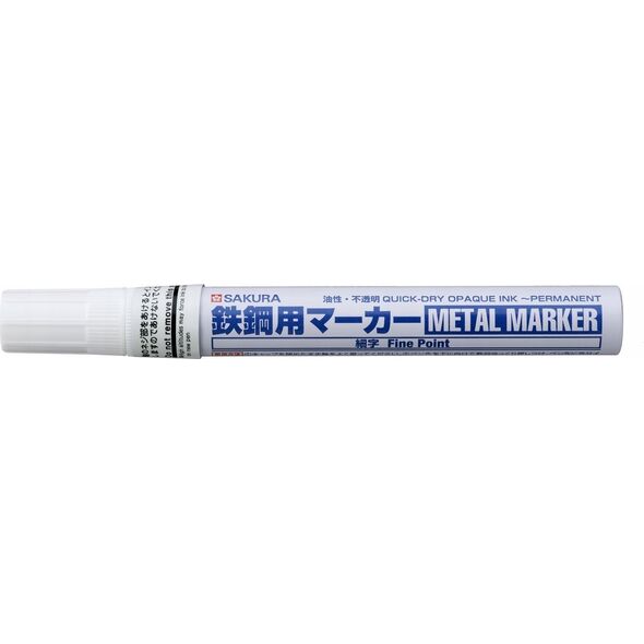Μαρκαδόρος Sakura METAL λευκό λεπτό, Sakura 13684678 84511299368
