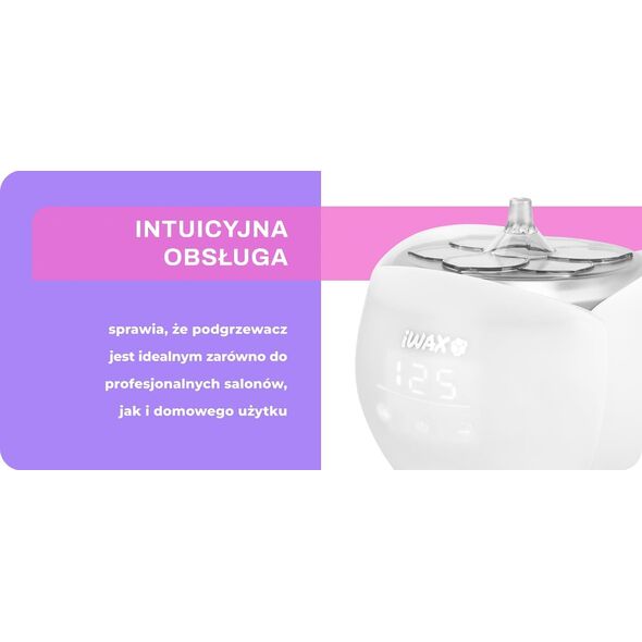 Podgrzewacz wosku iWax flower 40W 450ml biały