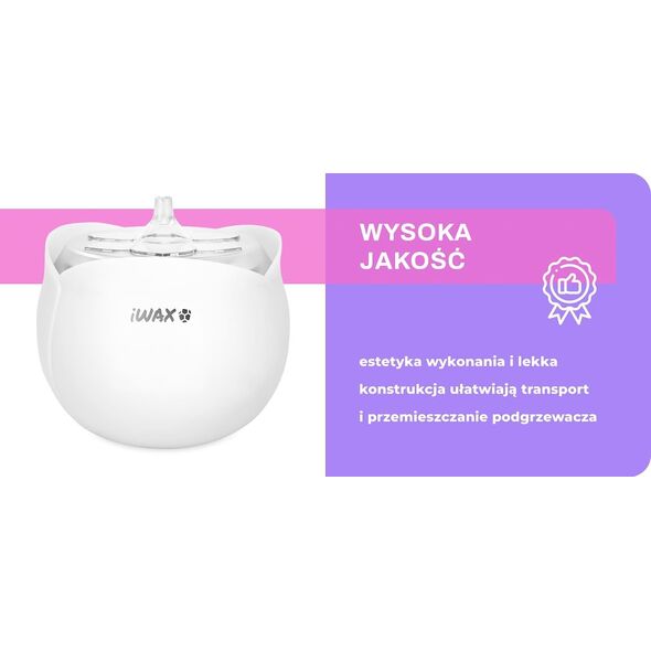 Podgrzewacz wosku iWax flower 40W 450ml biały