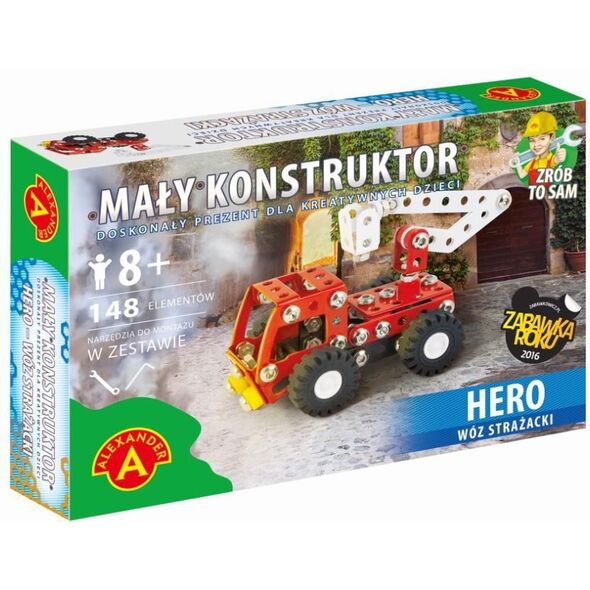 Alexander Mały Konstruktor. Wóz Strażacki "Hero" (GXP-590890)