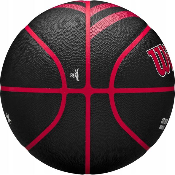 Wilson Wilson NBA Team City Collector Chicago Bulls In/Out Ball WZ4024105XB Black 7 13280022 97512728485