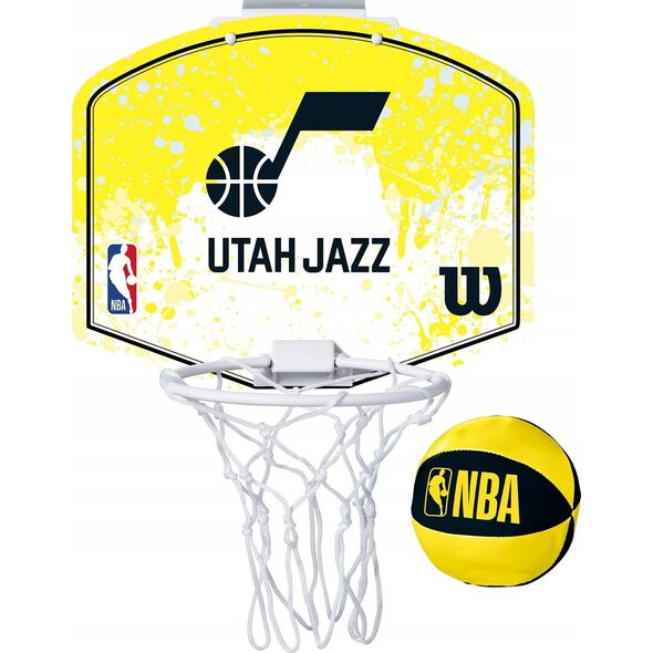 Wilson Wilson NBA Team Utah Jazz Mini Hoop WZ6010102 Yellow One size 13493045 97512625722