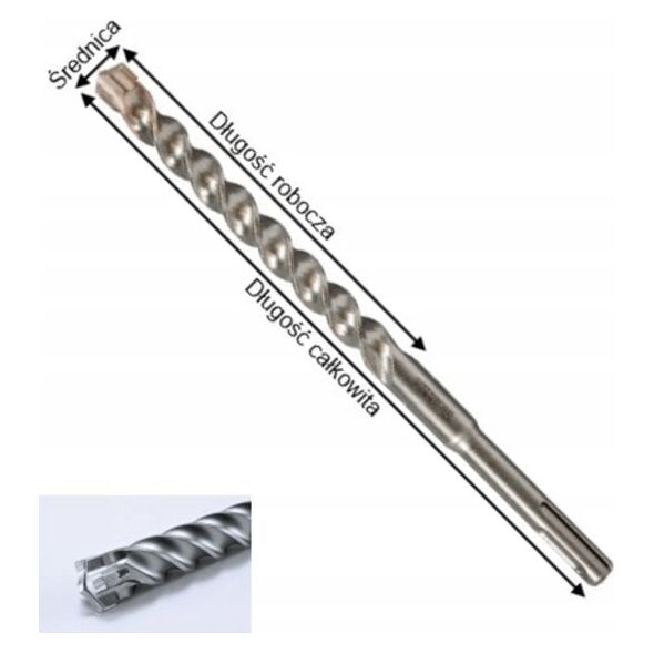 Τρυπάνι Makita ΤΡΥΠΑΝΙ MAKITA SDS NEMESIS DRILL "2" 12*165mm 13528221 88381594134