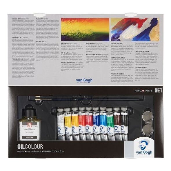 Artequipment TALENS VAN GOGH OIL ZESTAW 10X20ML + AKCESORIA uniw