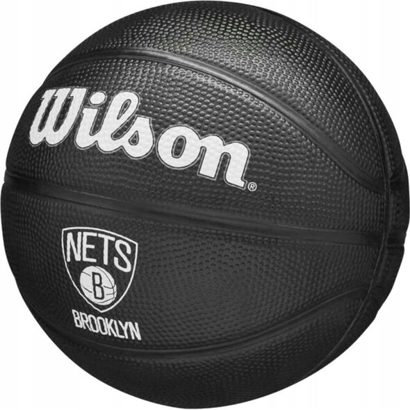 Wilson Wilson Team Tribute Brooklyn Nets Mini Ball WZ4017604XB Black 3 13493367 97512653213