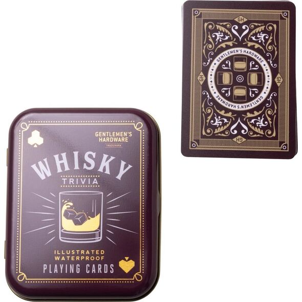 Gentlemens Hardware Karty do gry - Whisky
