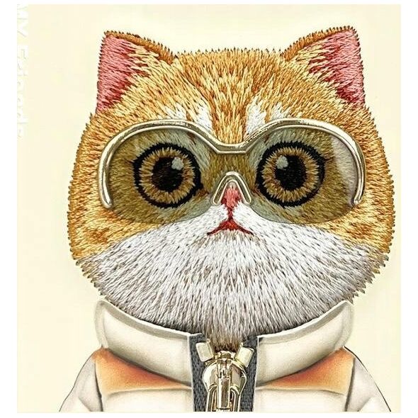Nimmy case iPhone 15 Pro Max 6.7" khaki Cool&Cute 2.0 Cat