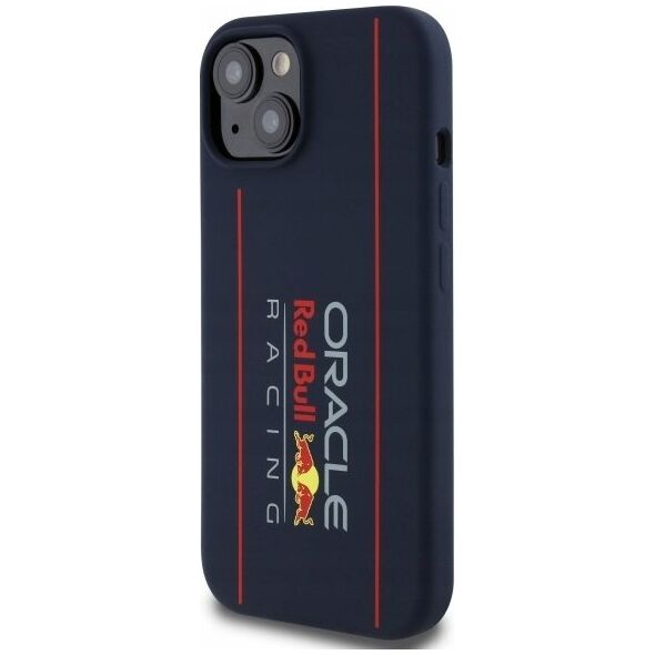 Red Bull RBHMP15S24SIOLRV iPhone 15 6.1" hardcase navy blue/navy Silicone Vertical Logo MagSafe