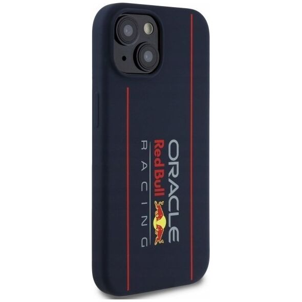 Red Bull RBHMP15S24SIOLRV iPhone 15 6.1" hardcase navy blue/navy Silicone Vertical Logo MagSafe
