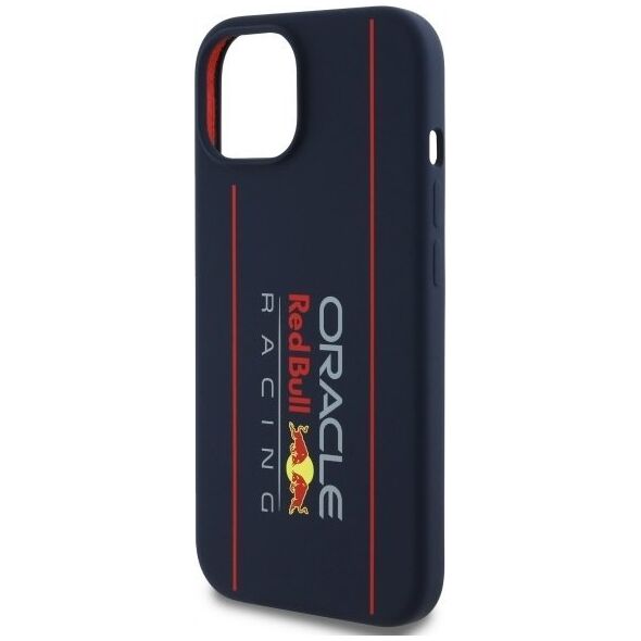 Red Bull RBHMP15S24SIOLRV iPhone 15 6.1" hardcase navy blue/navy Silicone Vertical Logo MagSafe