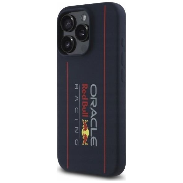 Red Bull RBHMP15X24SIOLRV iPhone 15 Pro Max 6.7" hardcase navy blue/navy Silicone Vertical Logo MagSafe