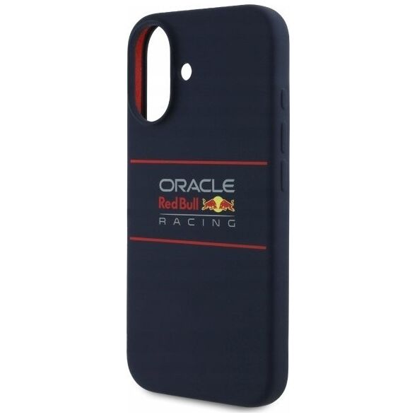 Red Bull RBHMP16S24SIHSRV iPhone 16 6.1" hardcase navy Silicone Horizontal Logo MagSafe