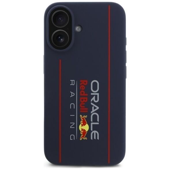 Red Bull RBHMP16S24SIOLRV iPhone 16 6.1" hardcase navy blue/navy Silicone Vertical Logo MagSafe