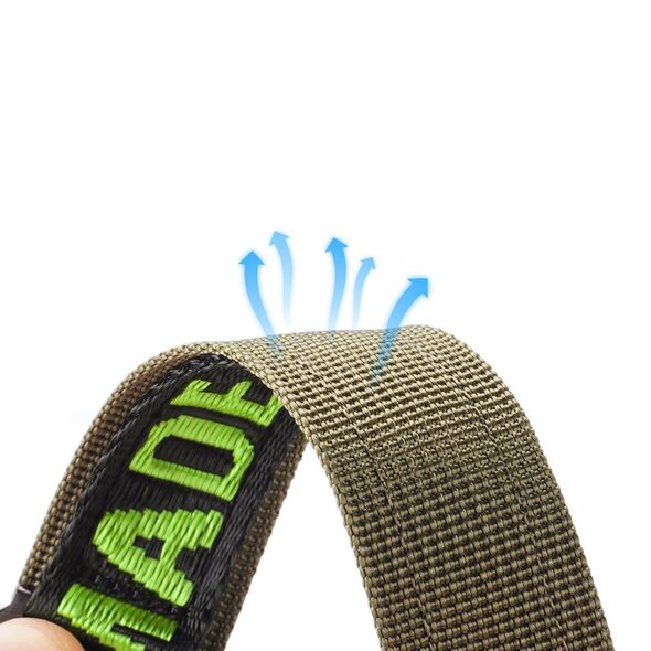 Dux Ducis Strap Outdoor Apple Watch 4/5/6/7/SE/8/9/Ultra 44/45/49mm black-green