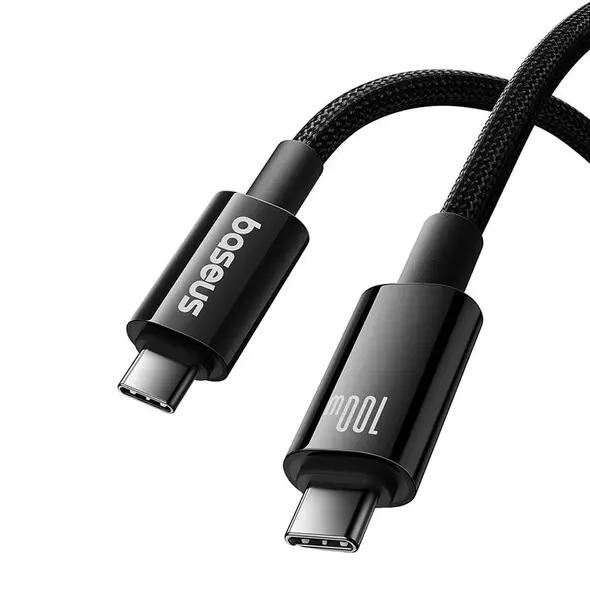 Baseus Tungsten Gold USB-C / USB-C cable 100W 1.5m (black)