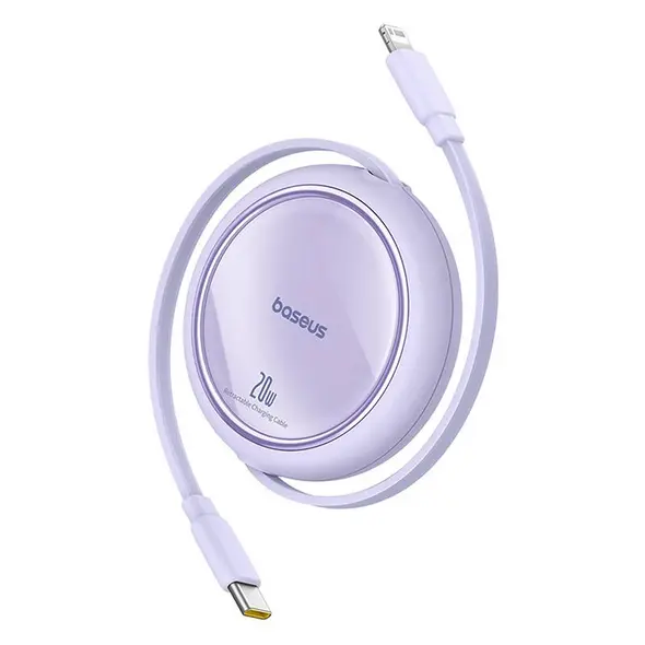 Baseus Free2Pull USB-C / Lightning cable 20W 1m (purple)