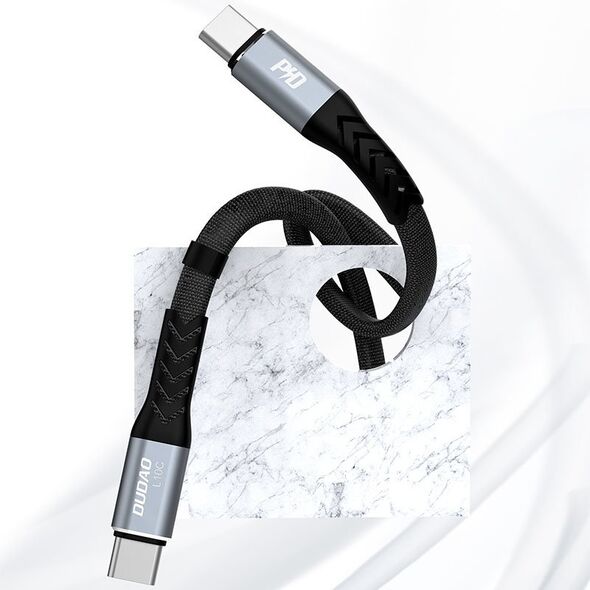 Dudao L10C cable USB Type C - USB Type C PD100W black (L10C)