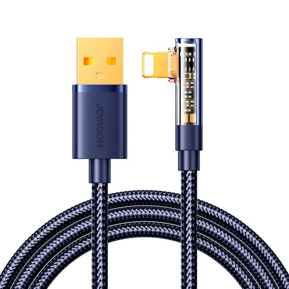 Joyroom angled cable S-UL012A6 USB-A / Ligtning 2.4A 1.2m blue