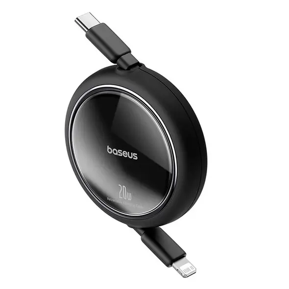 Baseus Free2Pull USB-C / Lightning cable 20W 1m (black)