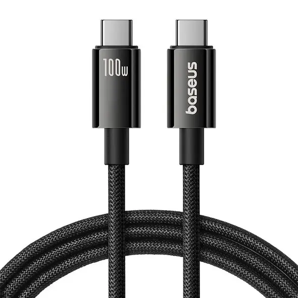 Baseus Tungsten Gold USB-C / USB-C cable 100W 1.5m (black)