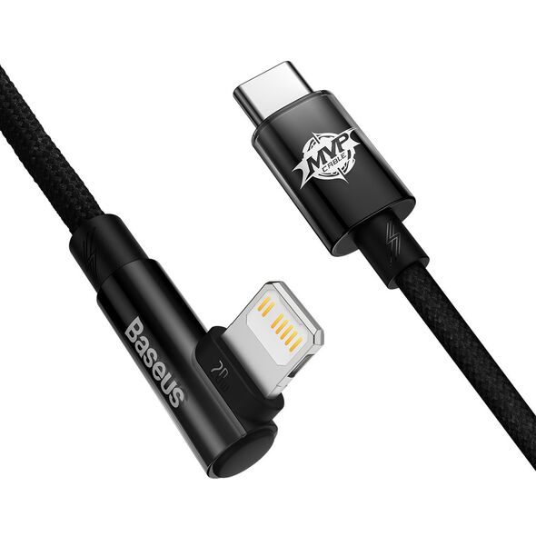 Baseus MVP 2 Elbow Power Delivery USB-C/Lightning 1m 20W black