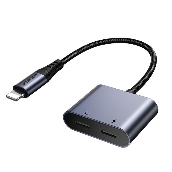 Joyroom SY-L02 DAC adapter 2in1 Lightning / 2xLightning black