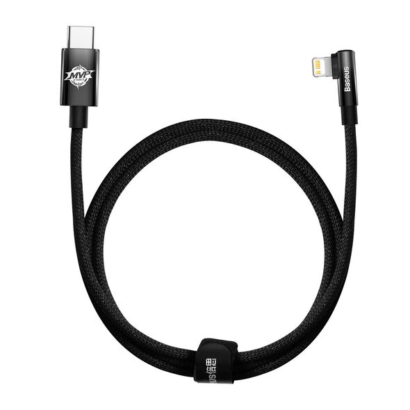 Baseus MVP 2 Elbow Power Delivery USB-C/Lightning 1m 20W black