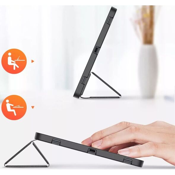 Etui na tablet Dux Ducis Etui Dux Ducis Domo składane z miejscem na rysik do Samsung Galaxy Tab S9 Plus czarne