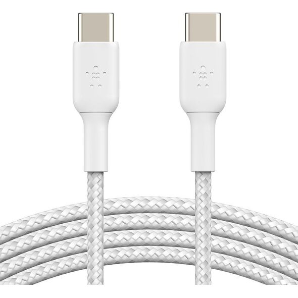 Kabel USB Belkin USB-C - USB-C 1 m Biały (CAB004BT1MWH2PK)
