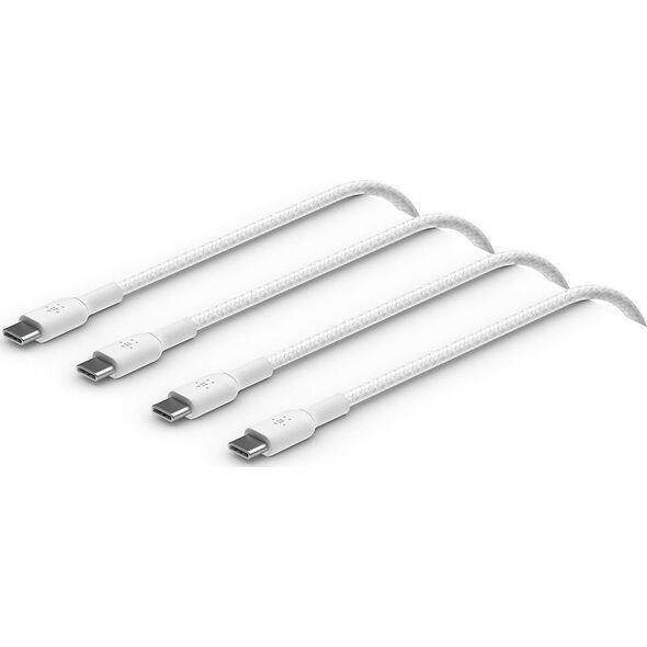 Kabel USB Belkin USB-C - USB-C 1 m Biały (CAB004BT1MWH2PK)