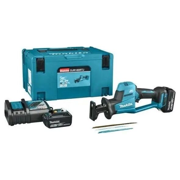 Makita MAKITA.PIŁA SZABLASTA 18V DJR189RTJ 2x5,0Ah