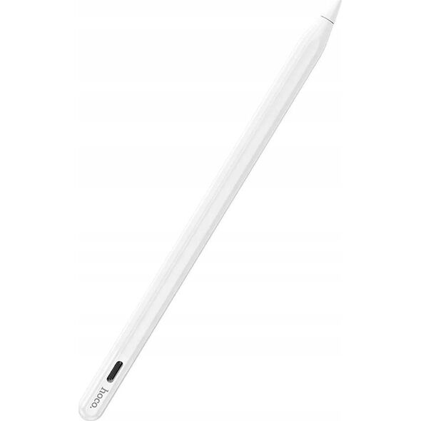 Hoco stylus HOCO ενεργή χωρητική γραφίδα με λειτουργία κατά της απώλειας 130 mAh GM112 λευκό 14395592 6942010000000