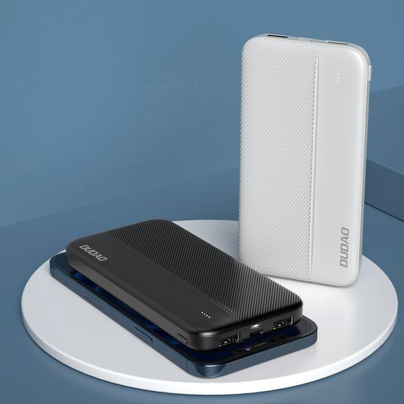 Dudao K4S powerbank 2x USB Type A 10000mAh 5V / 2A white