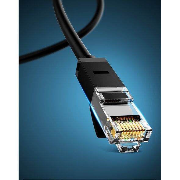 Ugreen Ethernet patchcord cable RJ45 Cat 6 UTP 1000Mbps 20m black (20166)