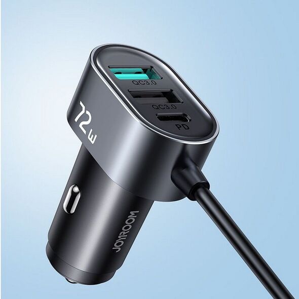 Joyroom JR-CL05 5-port USB Car Charger 72W Black