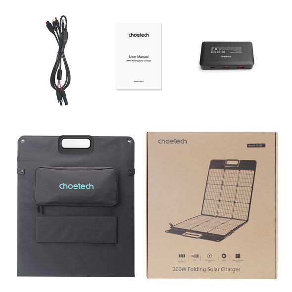 Choetech SC011 Solar Charger 200W black