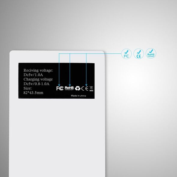 Choetech WP-IP Adapter for wireless charging Lightning Qi white