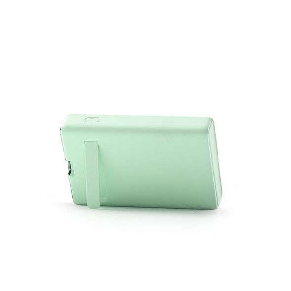 Joyroom JR-PBM01 powerbank MagSafe 10000mAh 20W with stand + Lightning / USB-C cable green