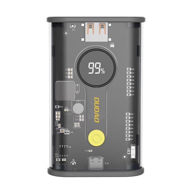 Powerbank Dudao K16 10000mAh 1xUSB-C / 1xUSB-A 22.5W PD black