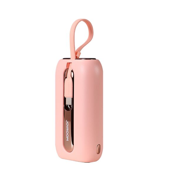 Powerbank Joyroom JR-L012 Colorful Series 10000mAh 22.5W + 2 USB-C + Lightning cables pink