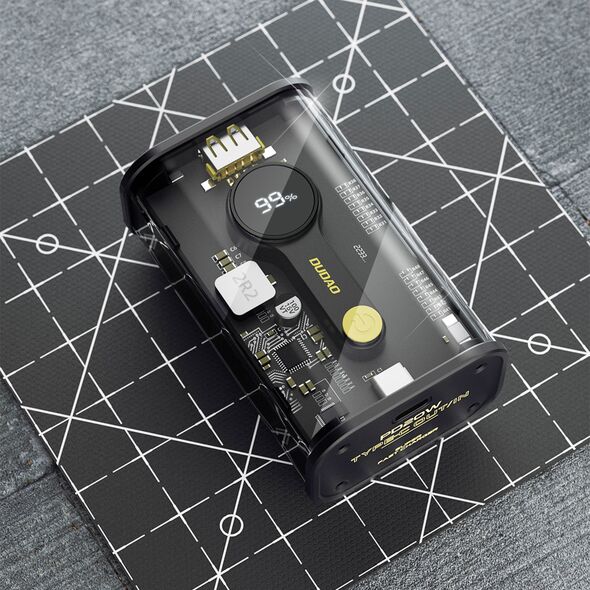 Powerbank Dudao K16 10000mAh 1xUSB-C / 1xUSB-A 22.5W PD black